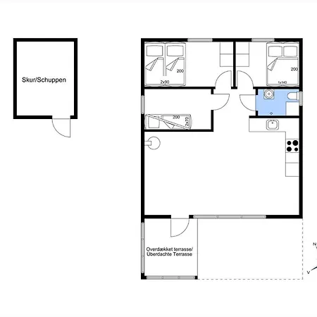 Casa de Férias 1358-thisted-grarisvej-7 *